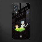 rick and morty fo aesthetic glass case for oneplus nord 2 5g image