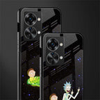 rick and morty fo aesthetic glass case for phone case | glass case for oneplus nord 2t 5g