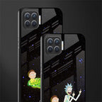 rick and morty fo aesthetic glass case for oppo f17 image-2