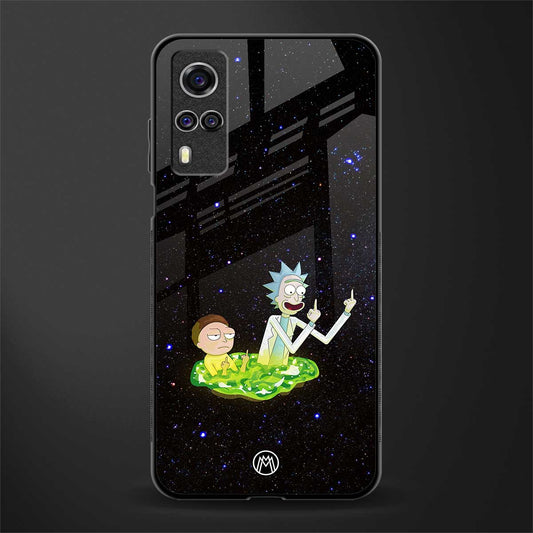 rick and morty fo aesthetic glass case for vivo y53s image