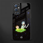 rick and morty fo aesthetic glass case for oneplus 9 pro image