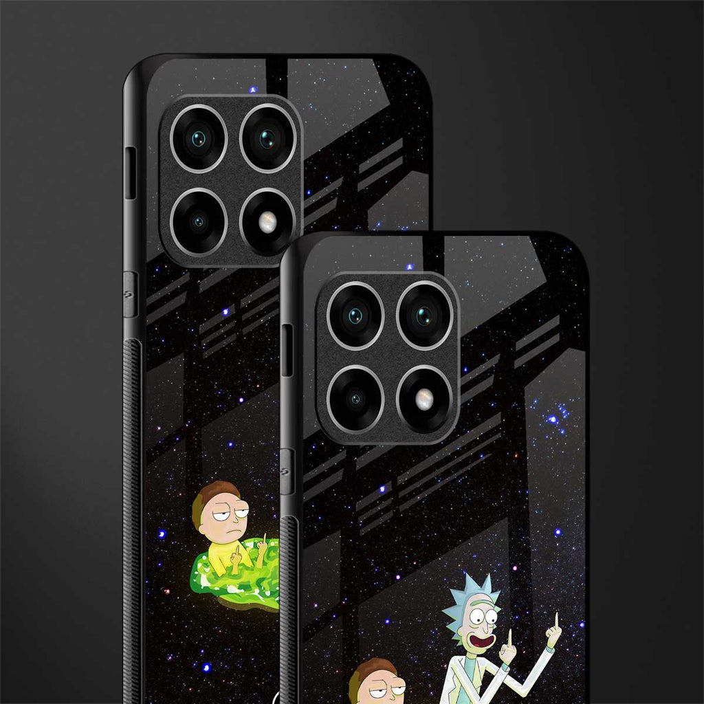 rick and morty fo aesthetic glass case for oneplus 10 pro 5g image-2