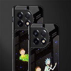 rick and morty fo aesthetic back phone cover | glass case for oneplus 11r