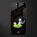 rick and morty fo aesthetic glass case for iphone 6 image