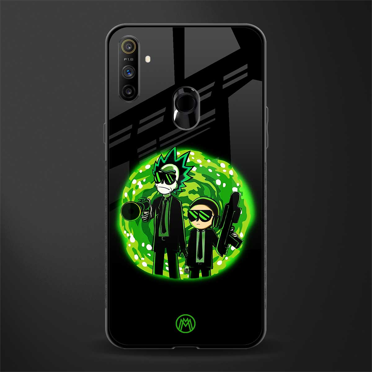 rick and morty schwifty glass case for realme narzo 10a image