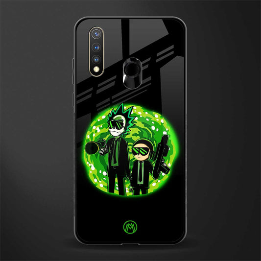 rick and morty schwifty glass case for vivo u20 image