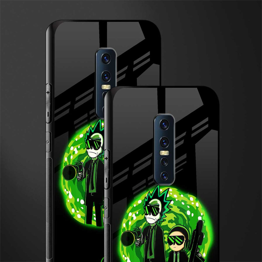 rick and morty schwifty glass case for vivo v17 pro image-2