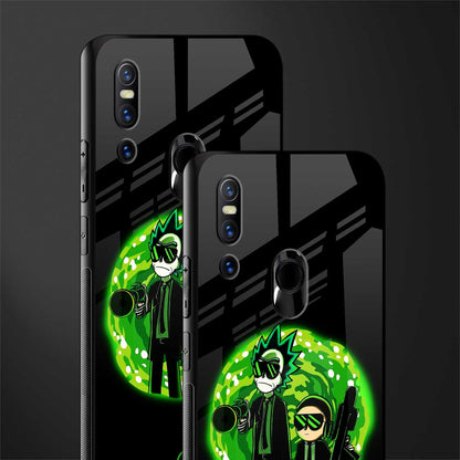 rick and morty schwifty glass case for vivo v15 image-2