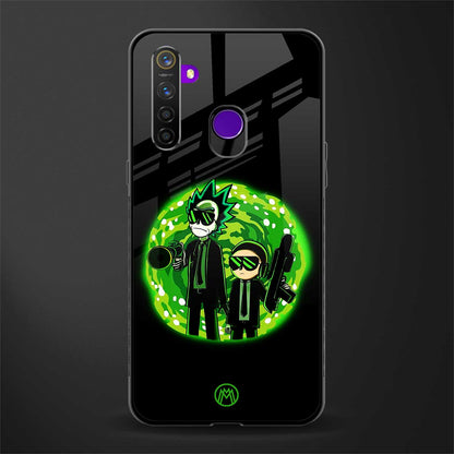 rick and morty schwifty glass case for realme 5s image