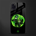 rick and morty schwifty glass case for samsung galaxy a31 image