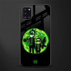rick and morty schwifty glass case for samsung galaxy a31 image