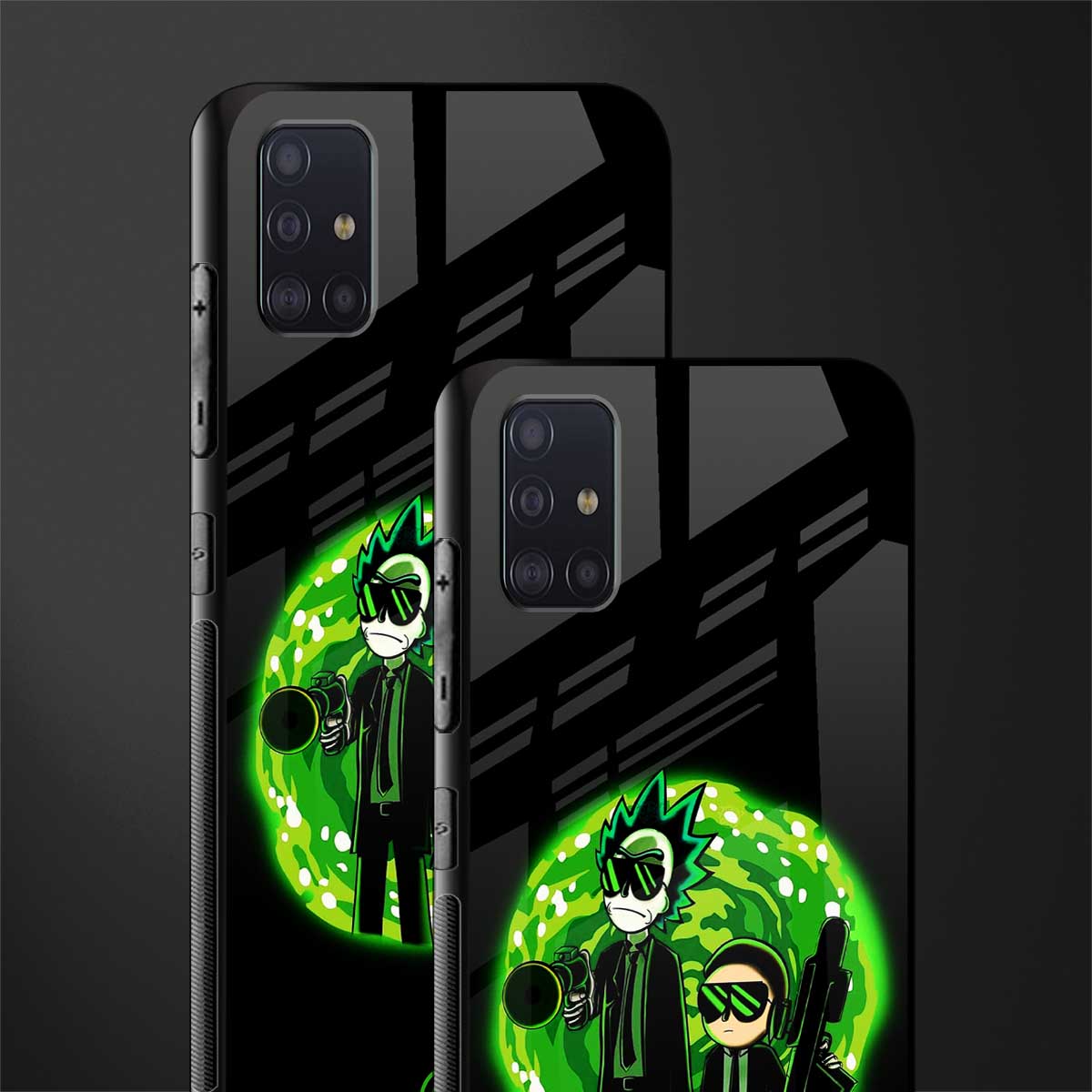 rick and morty schwifty glass case for samsung galaxy a71 image-2