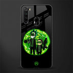 rick and morty schwifty glass case for redmi note 8 image