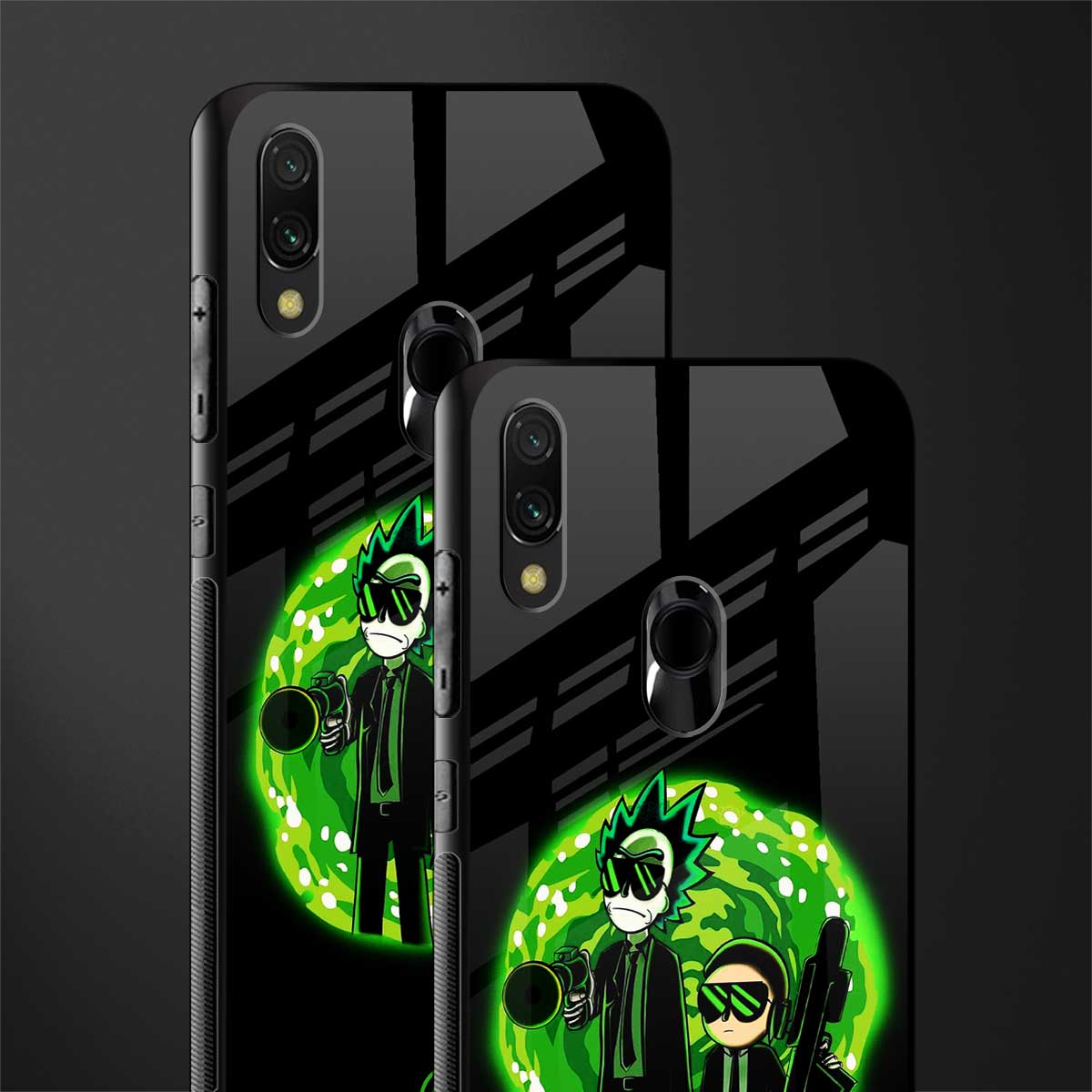 rick and morty schwifty glass case for redmi note 7 pro image-2