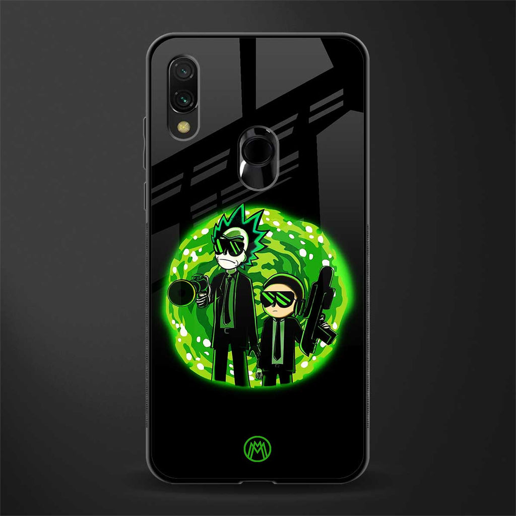 rick and morty schwifty glass case for redmi 7redmi y3 image