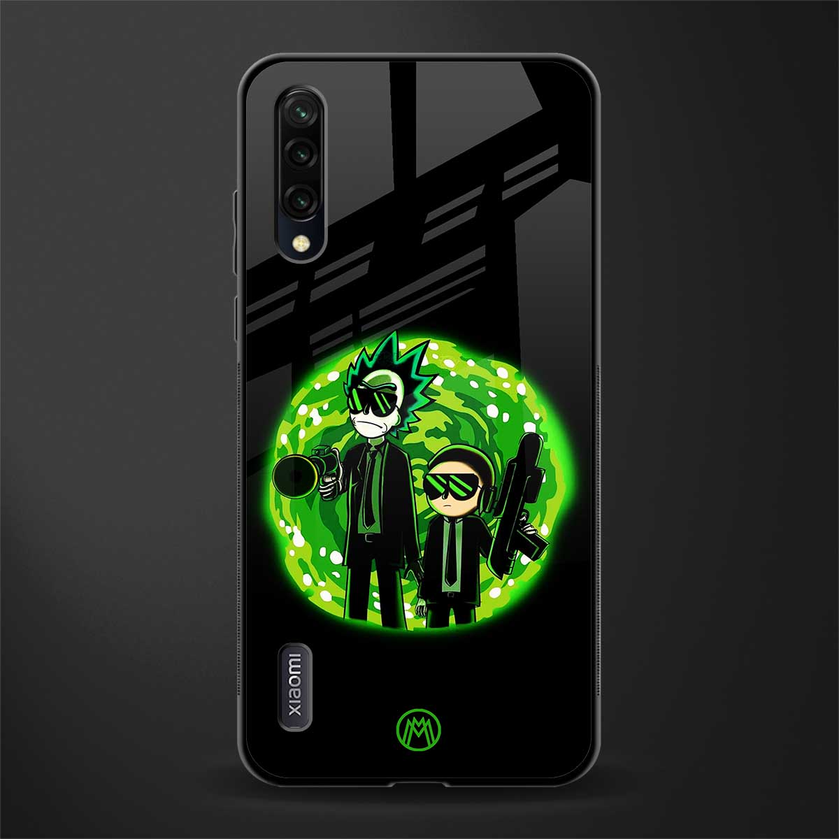 rick and morty schwifty glass case for mi a3 redmi a3 image