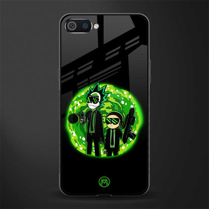 rick and morty schwifty glass case for realme c2 image