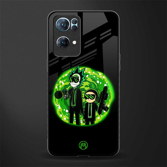 rick and morty schwifty glass case for oppo reno7 pro 5g image
