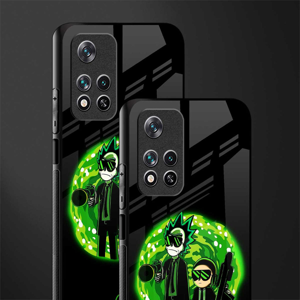 rick and morty schwifty glass case for xiaomi 11i 5g image-2