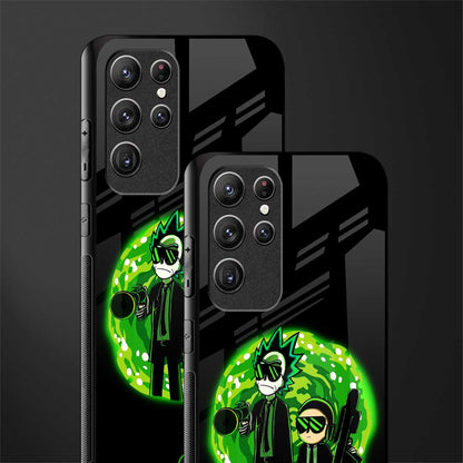 rick and morty schwifty glass case for samsung galaxy s21 ultra image-2