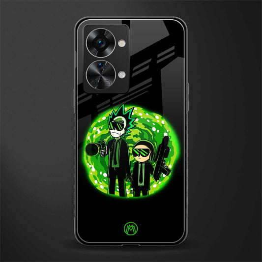 rick and morty schwifty glass case for phone case | glass case for oneplus nord 2t 5g