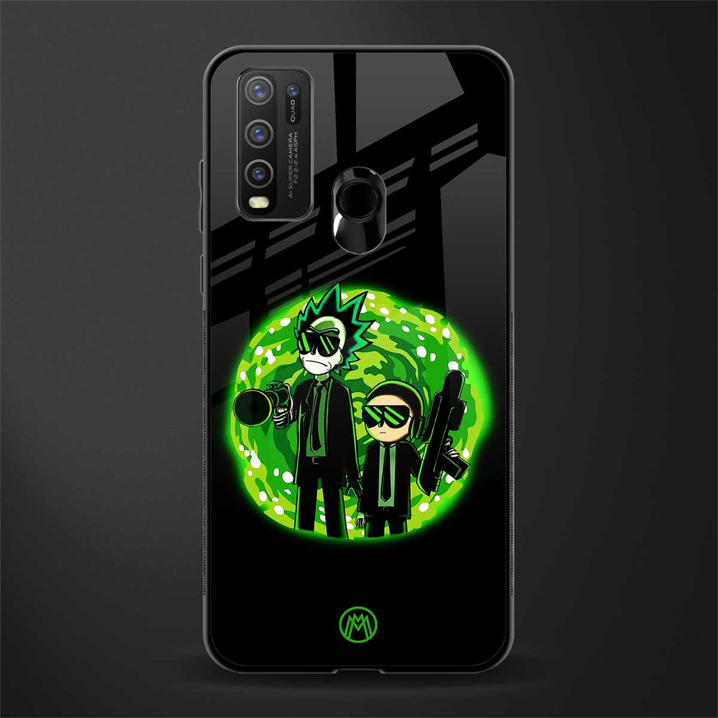 rick and morty schwifty glass case for vivo y50 image