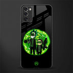 rick and morty schwifty glass case for samsung galaxy note 20 image