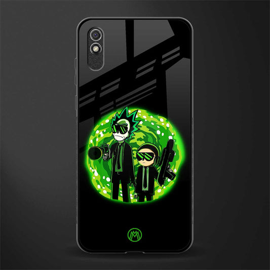 rick and morty schwifty glass case for redmi 9i image