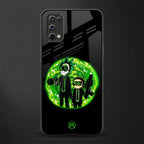 rick and morty schwifty glass case for realme 7 pro image