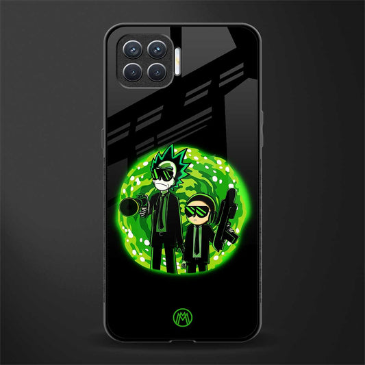 rick and morty schwifty glass case for oppo f17 image
