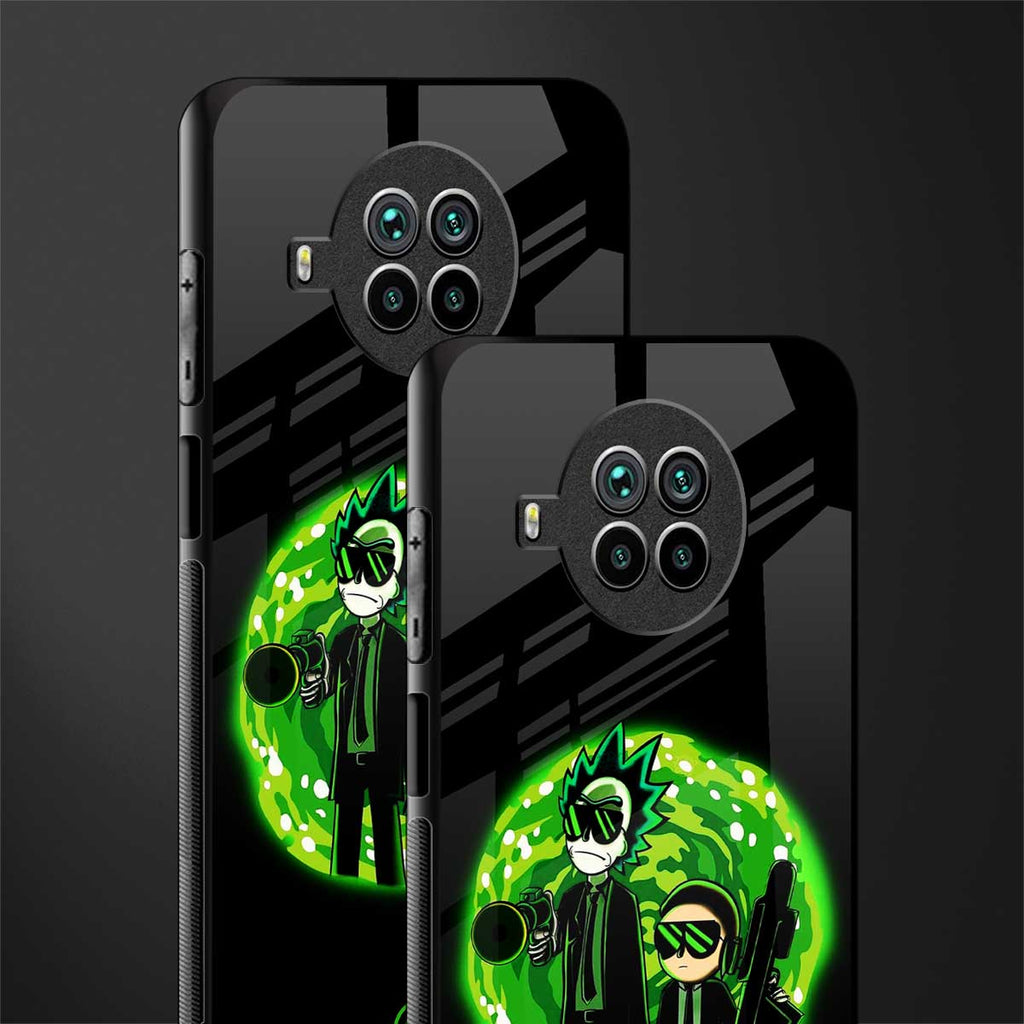rick and morty schwifty glass case for mi 10i image-2