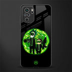 rick and morty schwifty glass case for redmi note 10s image