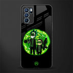 rick and morty schwifty glass case for oppo reno6 pro 5g image