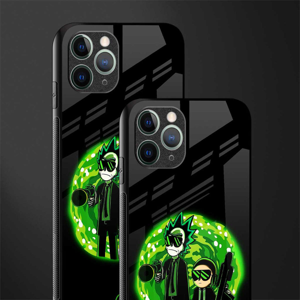 rick and morty schwifty glass case for iphone 11 pro max image-2