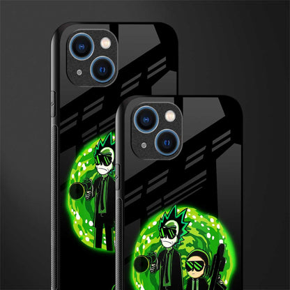 rick and morty schwifty glass case for iphone 14 image-2