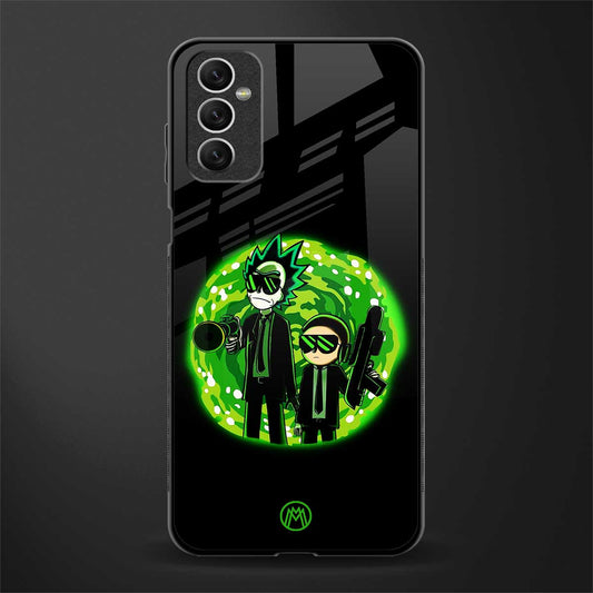 rick and morty schwifty glass case for samsung galaxy m52 5g image