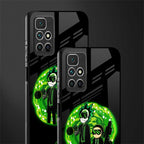 rick and morty schwifty glass case for redmi 10 prime image-2