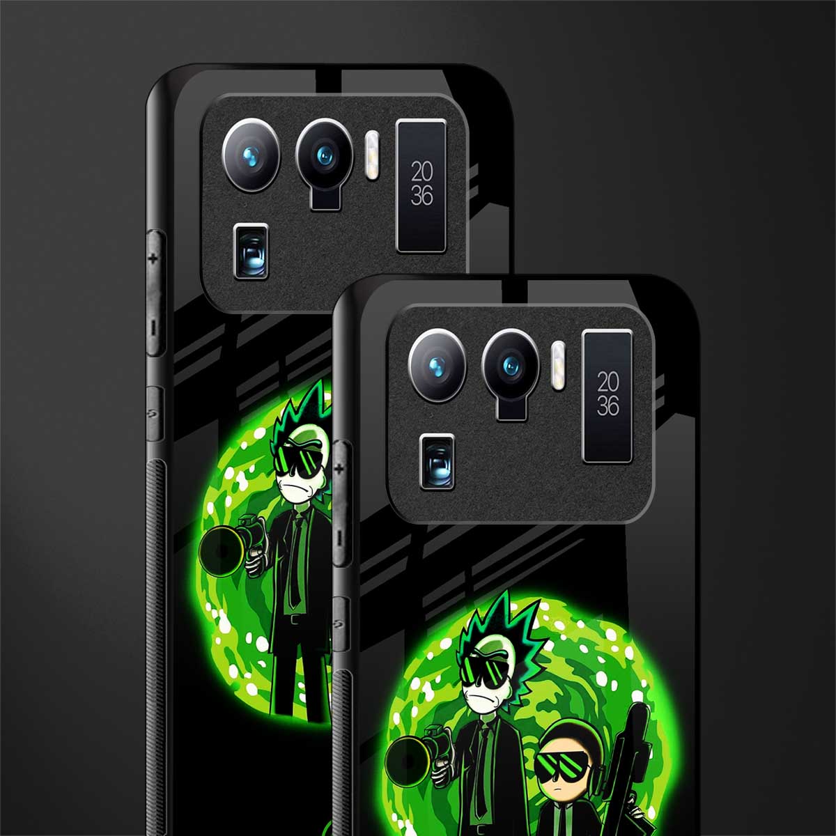 rick and morty schwifty glass case for mi 11 ultra 5g image-2