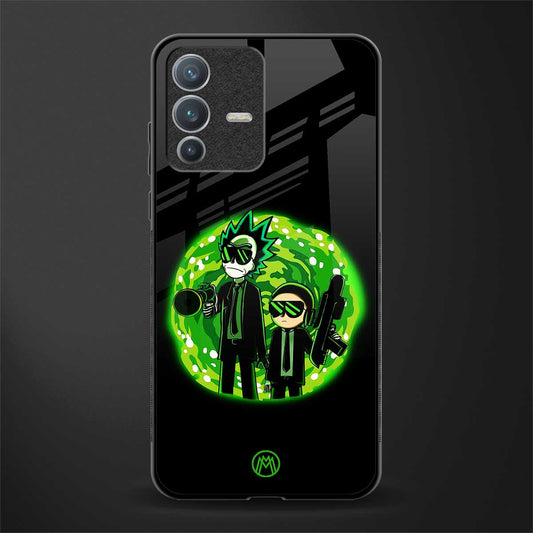 rick and morty schwifty glass case for vivo v23 pro 5g image