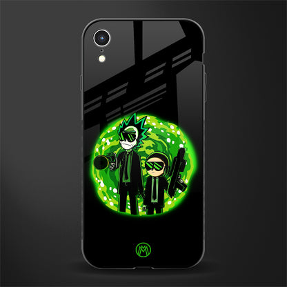 rick and morty schwifty glass case for iphone xr image