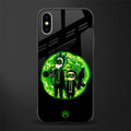 rick and morty schwifty glass case for iphone x image