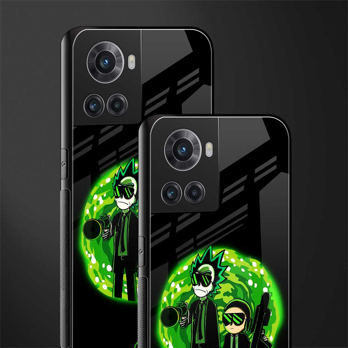 rick and morty schwifty back phone cover | glass case for oneplus 10r 5g