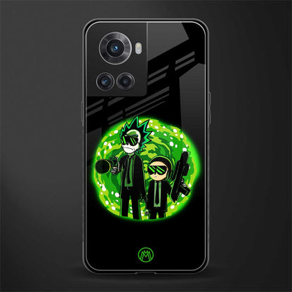 rick and morty schwifty back phone cover | glass case for oneplus 10r 5g