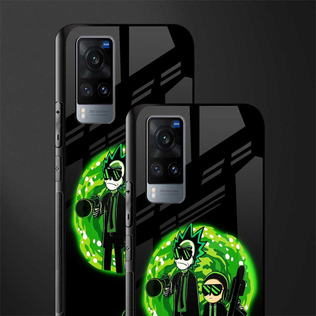 rick and morty schwifty glass case for vivo x60 image-2