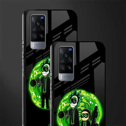 rick and morty schwifty glass case for vivo x60 image-2