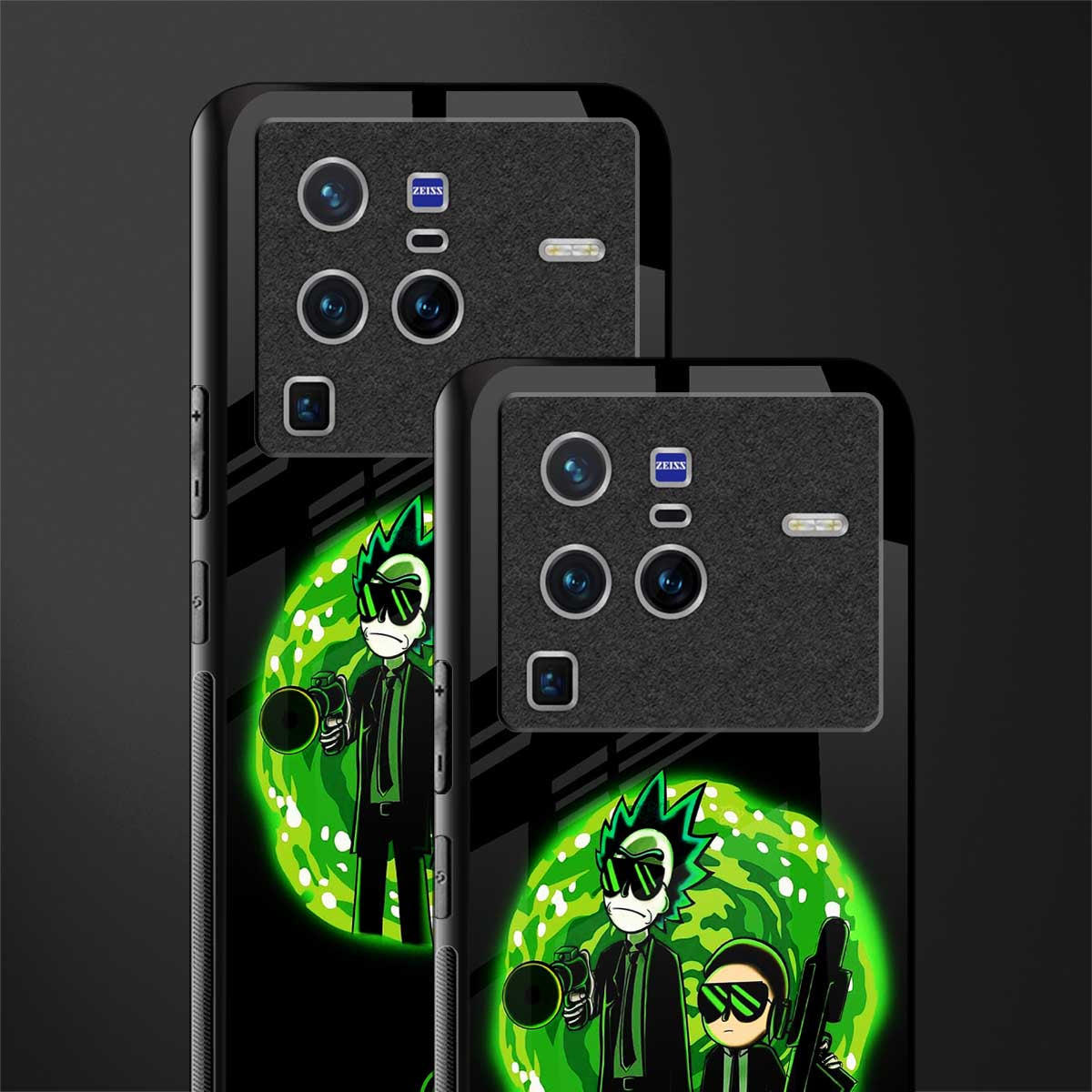 rick and morty schwifty glass case for vivo x80 pro 5g image-2