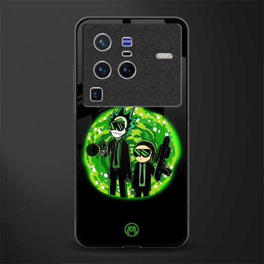 rick and morty schwifty glass case for vivo x80 pro 5g image
