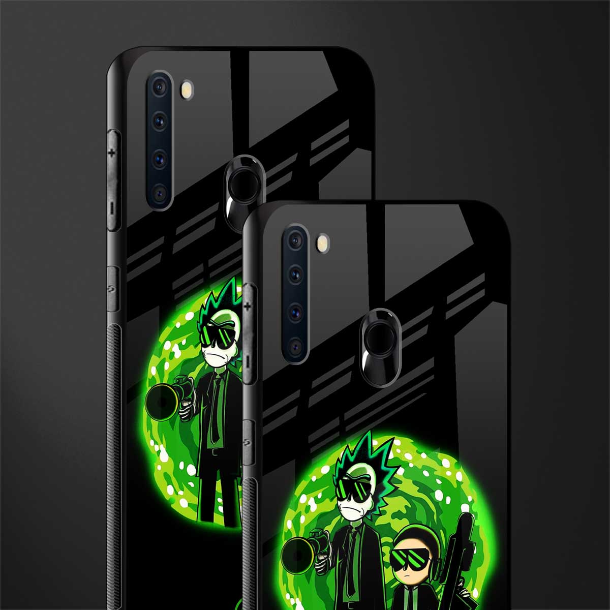 rick and morty schwifty glass case for samsung a21 image-2