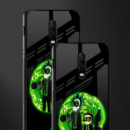 rick and morty schwifty glass case for oneplus 6t image-2