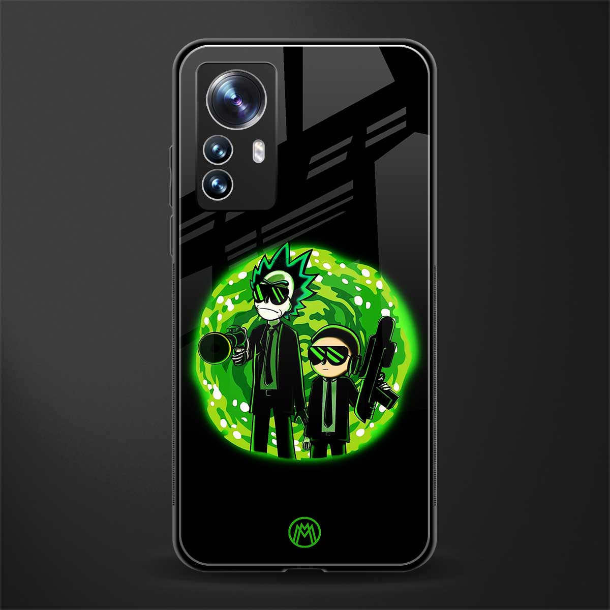 rick and morty schwifty back phone cover | glass case for xiaomi 12 pro